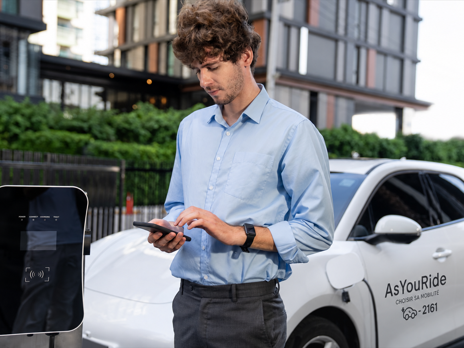 Accès connecté à une voiture partagée AsYouRide