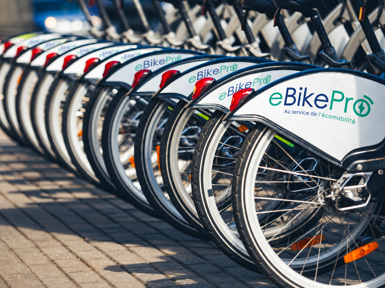 Flotte de vélos partagés eBikePro gérée par une solution de mobilité